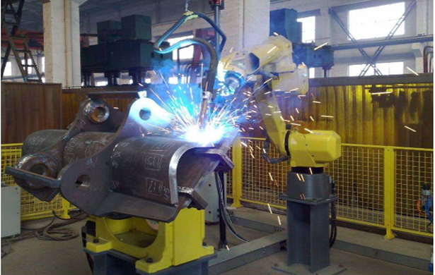 金属结构件焊接机器人工作站